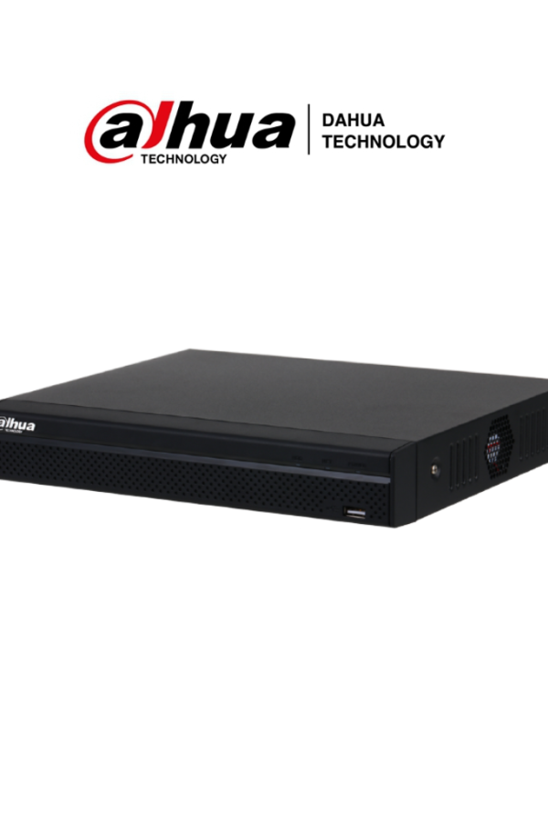 DAHUA NVR1108HS-8P-S3/H - NVR de 8 Megapixeles/ 4k/ 8 Canales IP/ 8 Puertos PoE/ Smart H.265+/ Rendimiento de 80 Mbps/ Salida de Video HDMI&VGA/ 1 Bahía de Disco Duro de Hasta 8TB/ Soporta Cámaras con Protocolo Onvif & RTSP/